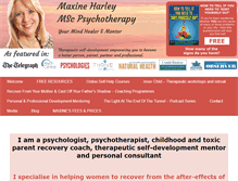 Tablet Screenshot of maxineharley.com